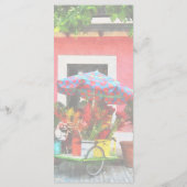Panier à fleurs San Juan Menu Mariage (Dos)
