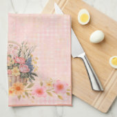 Panier à fleurs Serviette de cuisine d'inspiration (Quart Plié)