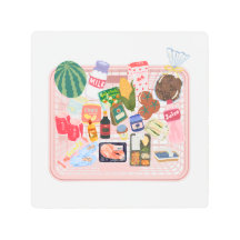 Panier à provisions mignon en métal | Kawaii