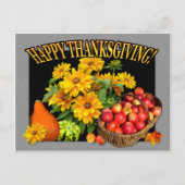 Panier Apple ~ Carte Thanksgiving (Devant)