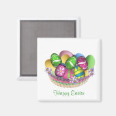 Panier avec oeufs de Pâques Magnet (Recto/Verso)