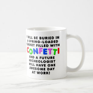 Panier Confetti Mug amusant