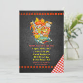 Panier Crabe bouillonner la partie Invitation (Debout devant)