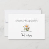 Panier d'aquarelle de Merci de deuil (Dos)