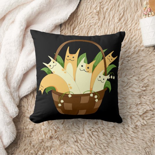 panier de chats coussin (Couverture)
