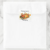 Panier De Fleurs Stickers Thanksgiving (Sac)
