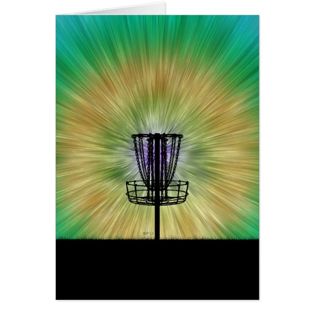 Panier de golf de Tie Dye Disk (Devant)