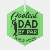 Panier de golf - Ornement d'impression graphique,  (Recto)