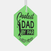 Panier de golf - Ornement d'impression graphique,  (Avant droite)