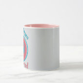 Panier de golf rose BFTG Café Mug (Centre)