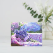 Panier de lavande - Carte postale Plat de printemp (Debout devant)