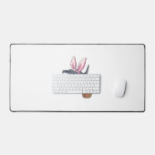 Panier de Pâques aux oreilles de lapin requin mign (Clavier et souris)