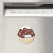Panier de Pâques avec Œufs en Chocolat Magnet (In Situ (Lave-vaisselle))