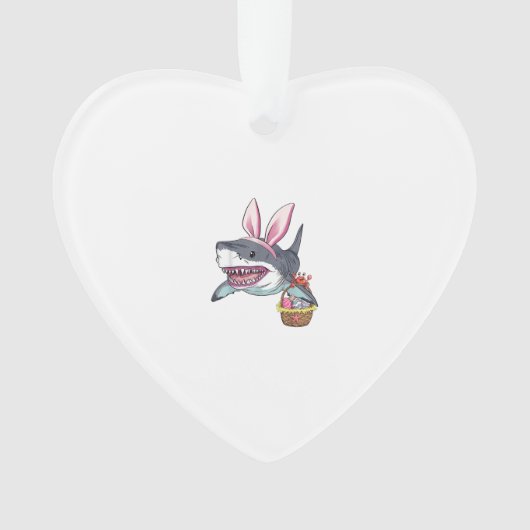 Panier de Pâques avec oreilles de lapin requin mig (devant)