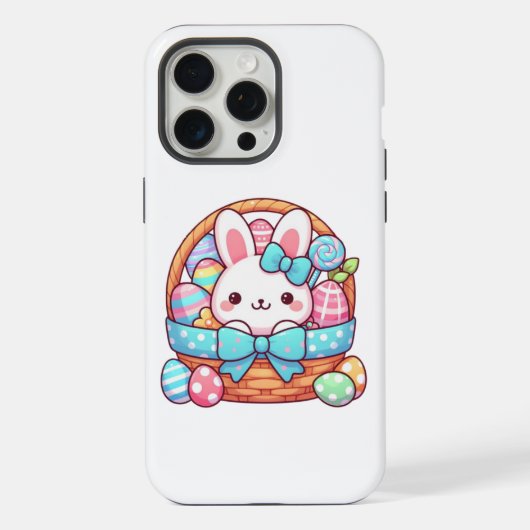 Panier de Pâques mignon de lapin (Verso)