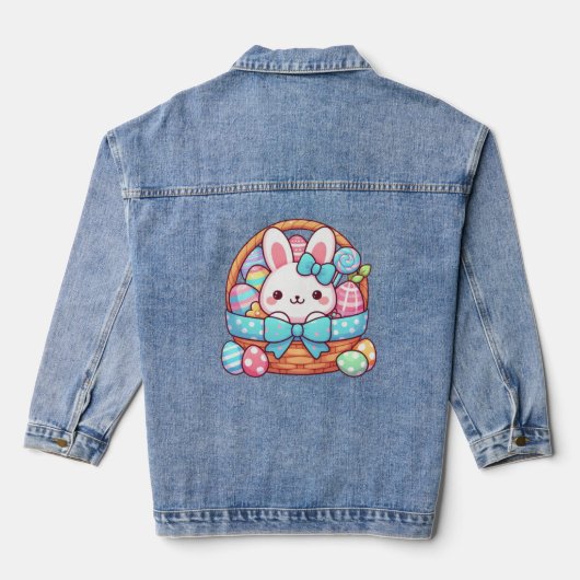Panier de Pâques mignon lapin (Verso)