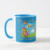 Panier de Pâques Pâques Espagnol Céramique Mug (Gauche)