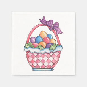 Panier de Pâques - serviettes en papier