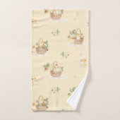Panier de poussins de campagne (Serviette à main)