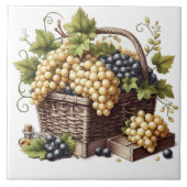 Panier de raisins Imprimer Carreaux (Devant)