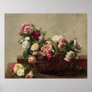 Panier de Rozen - Henri Fantin-Latour Poster