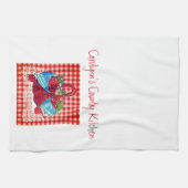 Panier de serviette de cuisine de cerises par (Horizontal)