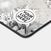 Panier de souris de bureau de Noël blanc (Coin)