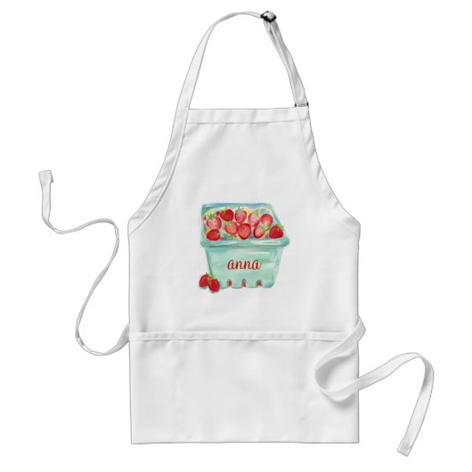Panier de tablier de fraises (Devant)