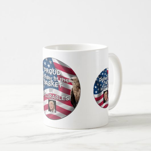 Panier de tasse de café d'atout de Deplorables (Devant droit)