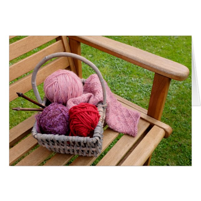 panier de tricot (Devant horizontal)