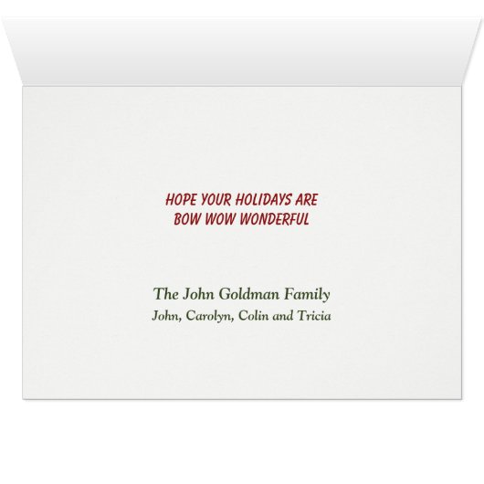 Panier en osier pour chiot Bulldog Noël (Intérieur Horizontal (Bas))