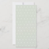 Panier floral jaune Photo Faire-part de naissance  (Dos)