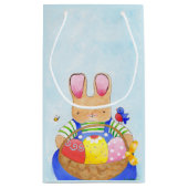 Panier Lapin Petit sac cadeau (Dos)