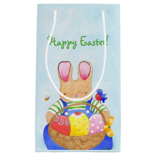 Panier Lapin Petit sac cadeau (Devant)