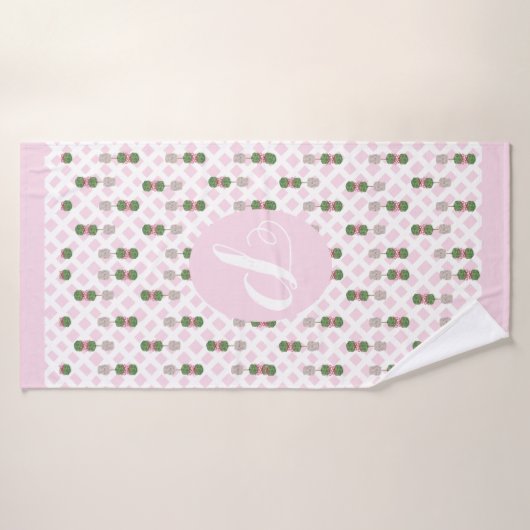 Panier opiacé rose Chinoiserie Ginger Jar Jars (Serviette de bain)