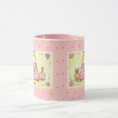 Panier rose Parfum Bouteille Café Mug (Centre)