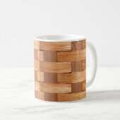 Panier Tisser à deux tons de café Mug (Devant droit)