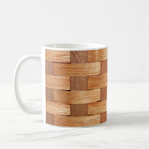 Panier Tisser à deux tons de café Mug