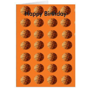 Paniers de basket orange sur fond orange,