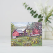 Paniers de foin - carte postale (Debout devant)