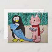 Paniers Ici Carte Postale "Voulez-Vous Commerce?" (Devant / Derrière)