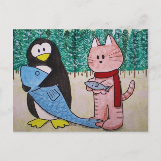 Paniers Ici Carte Postale "Voulez-Vous Commerce?" (Devant)