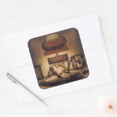 Paniolo Love Vierkante Sticker (Envelop)