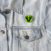 Panische Button Alligator Avatar pin badge (In situ)