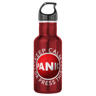 Panische Button Waterfles