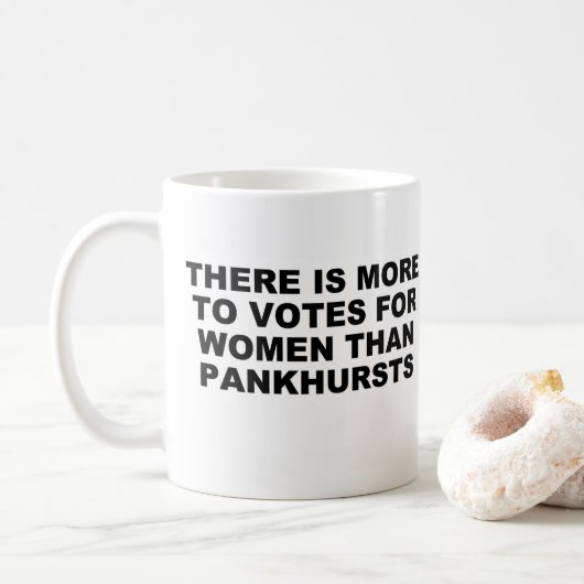 Pankhurst-Mok Koffiemok (Met donut)