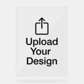 Panneau acrylique 18" x 24", Téléchargez votre con (Recto)