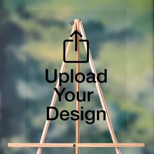 Panneau acrylique 18" x 24", Téléchargez votre con (Neutre)