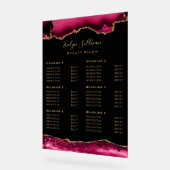 Panneau acrylique Crimson Agate Price List (Angle)
