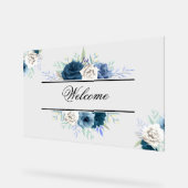 Panneau acrylique de bienvenue (Angle)